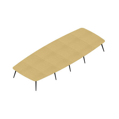 Konferencebord Dencon XL 1908 600x240 eg/sort