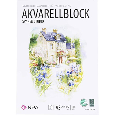 Blok A3 Akvarel Creas 180g 20 ark