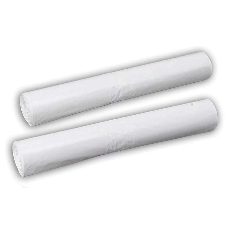 Affaldssække plastik hvid 700x1100mm Luksus 10stk./ 55my