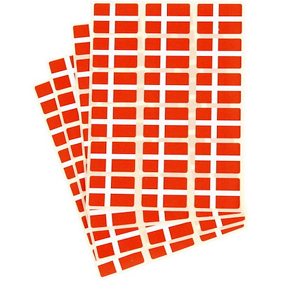 Etiket flag Dannebrog dansk 15x22mm 72 stk/pk