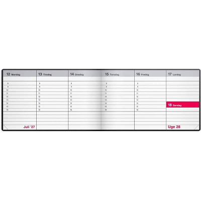 Mini bordkalender 2027 Mayland sort vinyl