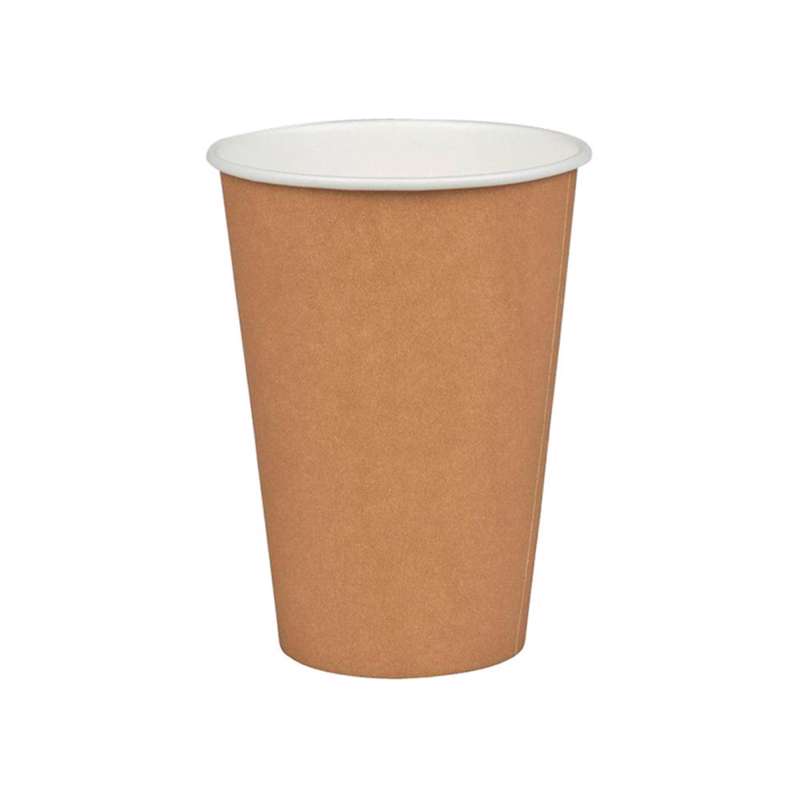 Kaffebæger Gastro PE/pap 100stk 20cl brun
