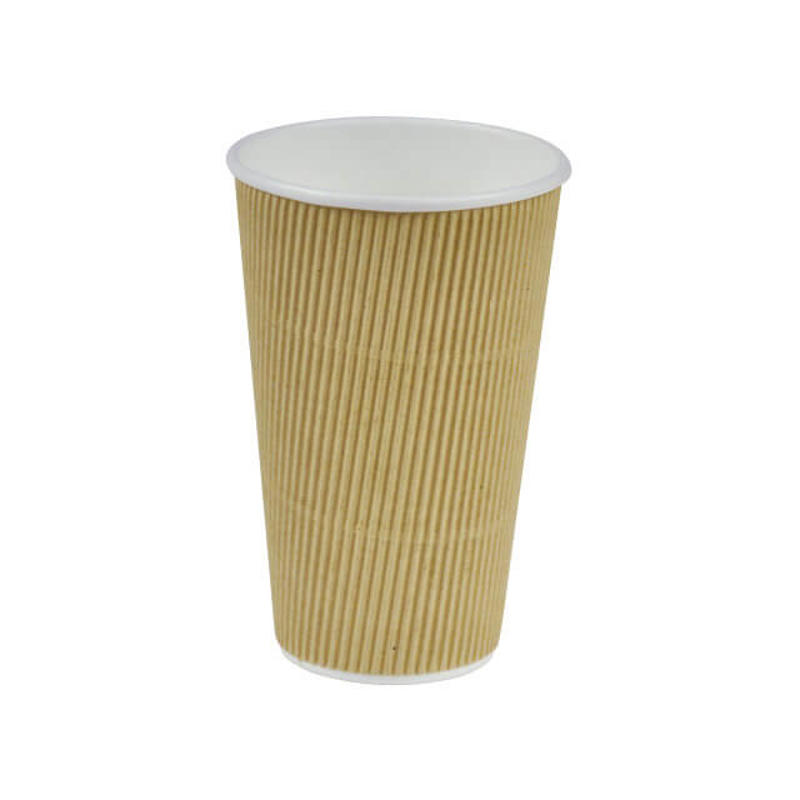 Kaffebæger 16oz Natur Line Ripple Wall pap 25stk 45cl