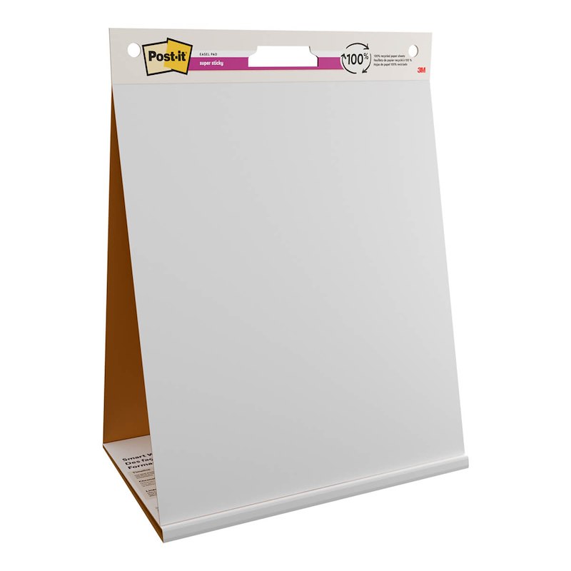 Flipover papir Post-it bordmodel 508x584mm 20ark/pk.