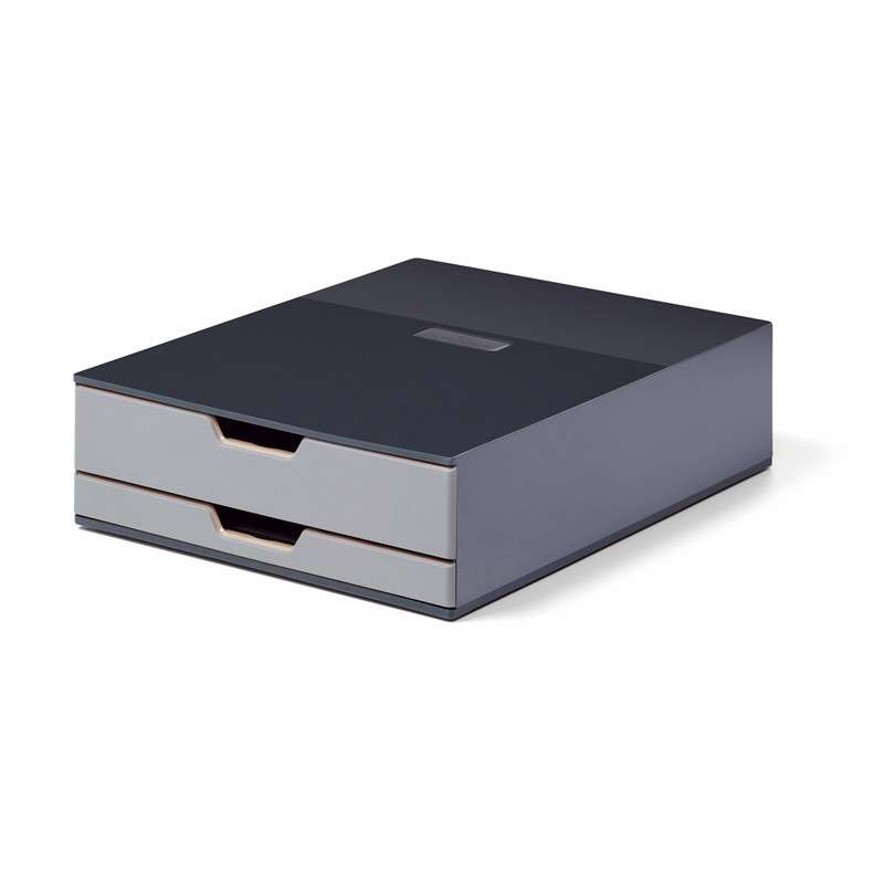 Opbevaringsboks t/kaffe- og tetilbehør COFFEE POINT S grå