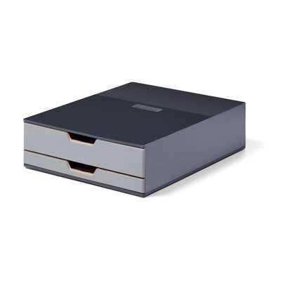 Opbevaringsboks t/kaffe- og tetilbehør COFFEE POINT S grå