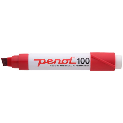 Marker Penol 100 rød 3-10mm 