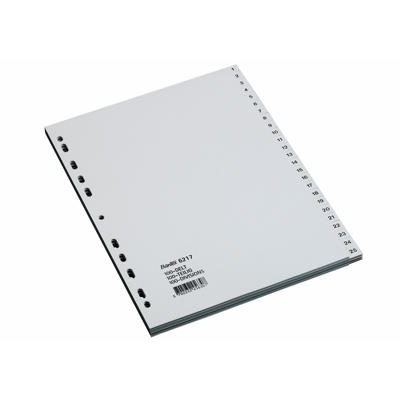 Register A4 1-100 i plast grå /5