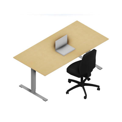 Hæve-sænkebord Dencon 11798 1800x900 alu stel bøg pl