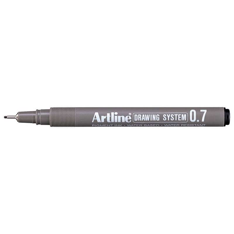 Fineliner Artline EK237 0,7mm sort
