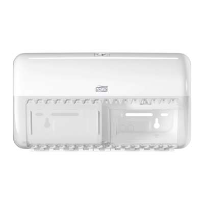 Dispenser Tork toilet T4 557000 twin hvid