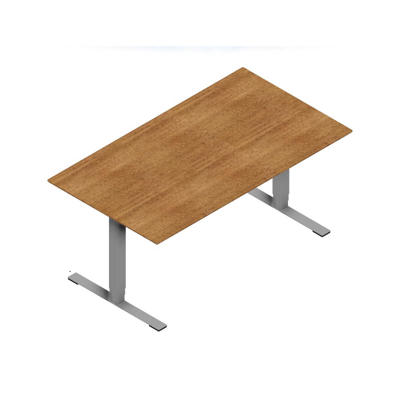 Hæve-sænkebord Dencon V2874 1600x900 alu stel valnød pl