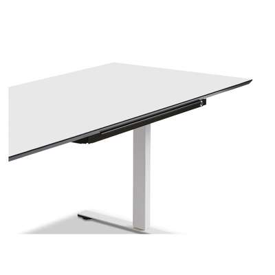 Udtræksskuffe Slim Tray 875x260mm m/lås, hvid