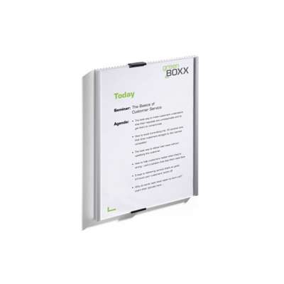 Skilt til dør alu/klar acryl A4 210x297 mm stående