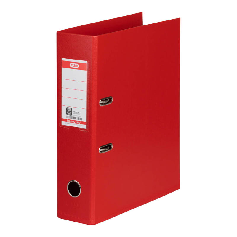 Brevordner ELBA PP A4 rød bred 1414-09