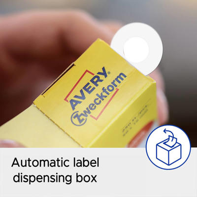 Hulforstærkere Avery 43409/ 3510 klar selvklæb. 500stk/pak