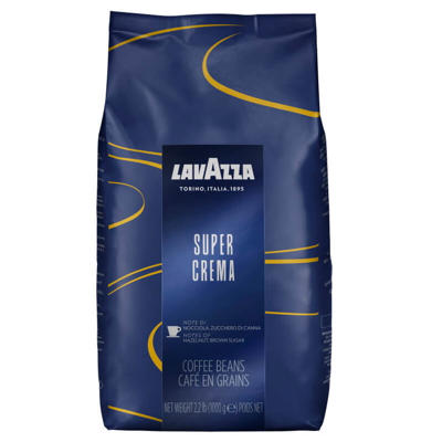 Kaffe espressobønner Lavazza Supercrema 1kg/stk.
