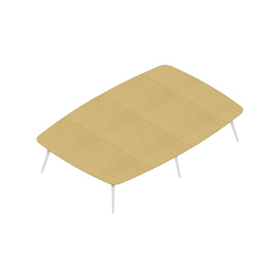 Konferencebord Dencon XL 1904 360x240 HPL eg/hvid