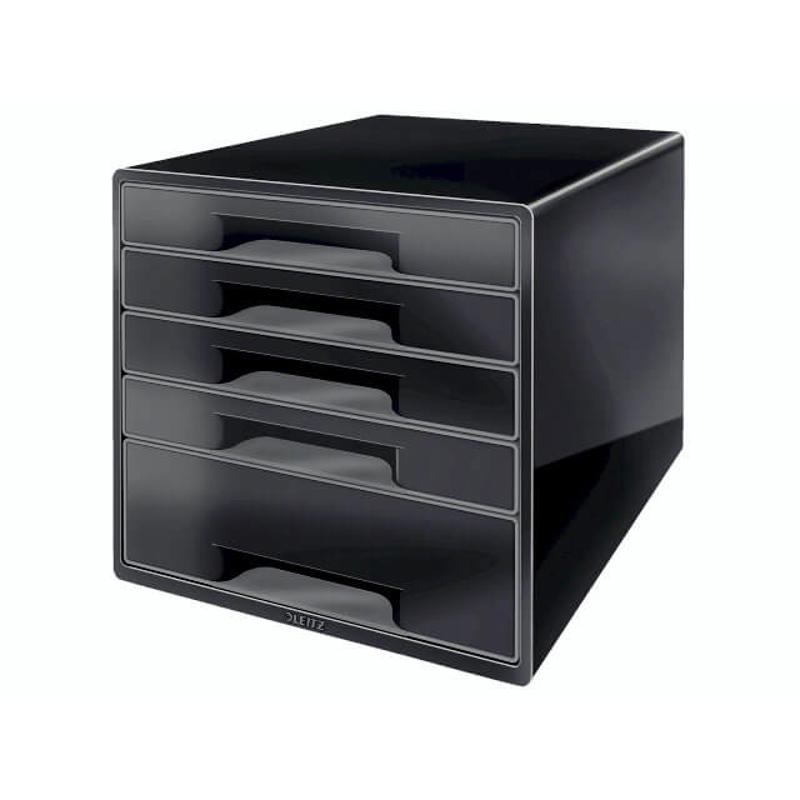 Skuffekabinet Leitz Desk Cube 5-skuffer sort