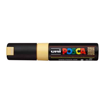 Marker Uni Posca PC-8K, fluo light orange