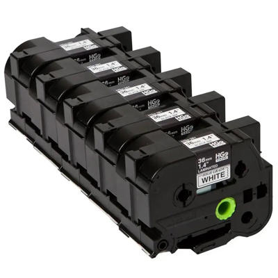 Label Brother sort/hvid HGe261V5 36mm HiSpeed /5