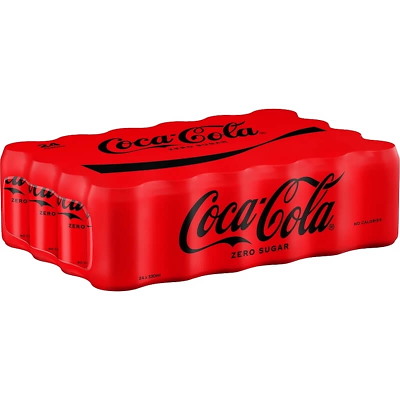Sodavand Coca Cola Zero 0,33l ks m/24 incl pant