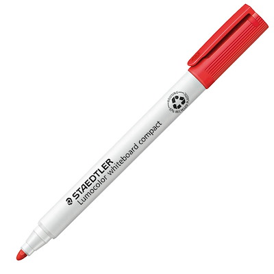 Whiteboard marker Lumocolor Compact 341 1-2mm rød