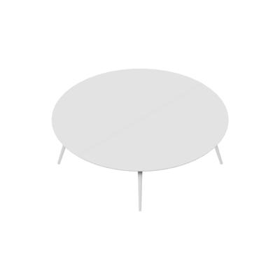 Konferencebord Dencon XL 1902 Ø240 HPL hvid/hvid