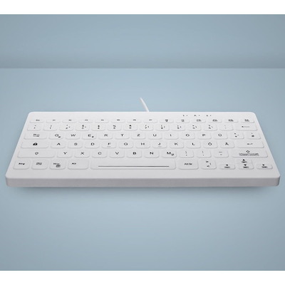 Tastatur Active AK-C4112 Hygiejnisk hvid nordisk
