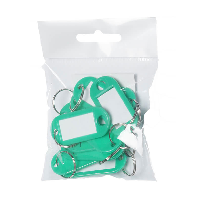 Nøglering Wedo grøn 54x21mm 100stk/pk