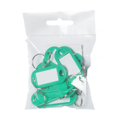 Nøglering Wedo grøn 54x21mm 100stk/pk