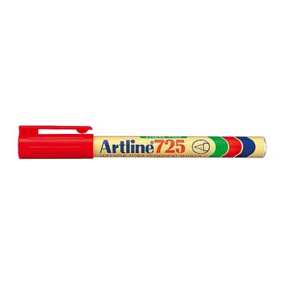 Marker Artline EK725 Permanent 0.4 mm rød