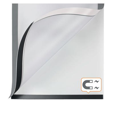 Inforamme Nobo A4 magnetisk selvkl. alu pk./2