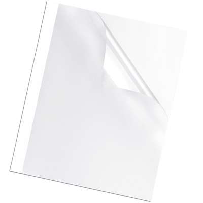 Limomslag Fellowes hvid 10mm 81-100 sider 100stk/pk