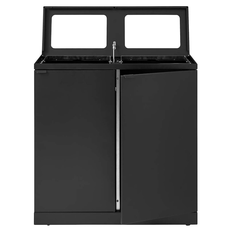 Affaldssystem affaldssortering Bica 953 2x95L m/hjul antr.