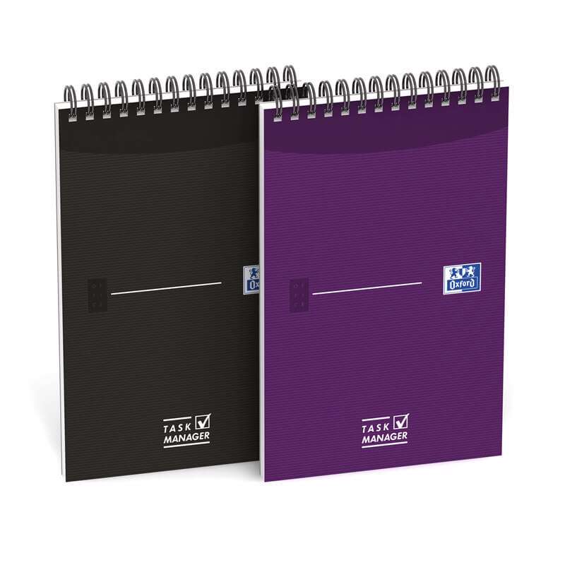 Notesbog Oxford Task Manager 125x200mm linieret