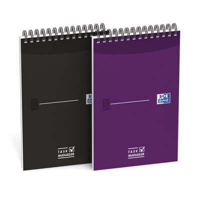 Notesbog Oxford Task Manager 125x200mm linieret