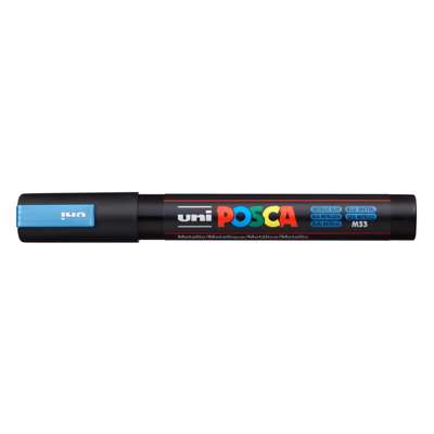 Marker Uni Posca PC-5M,  metallic blue