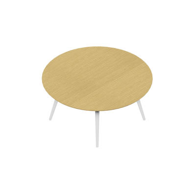 Konferencebord Dencon XL 1922 Ø160 HPL eg/hvid