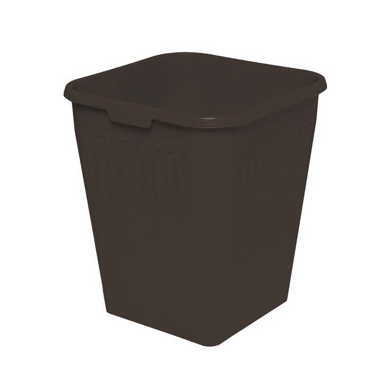 Papirkurv Orth 25 L firkantet plast sort