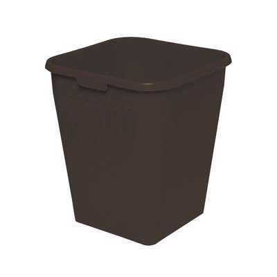 Papirkurv Orth 25 L firkantet plast sort
