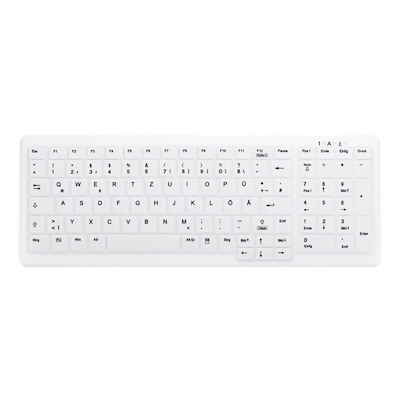 Tastatur Active AK-C7000 Hygiejnisk hvid Nordisk