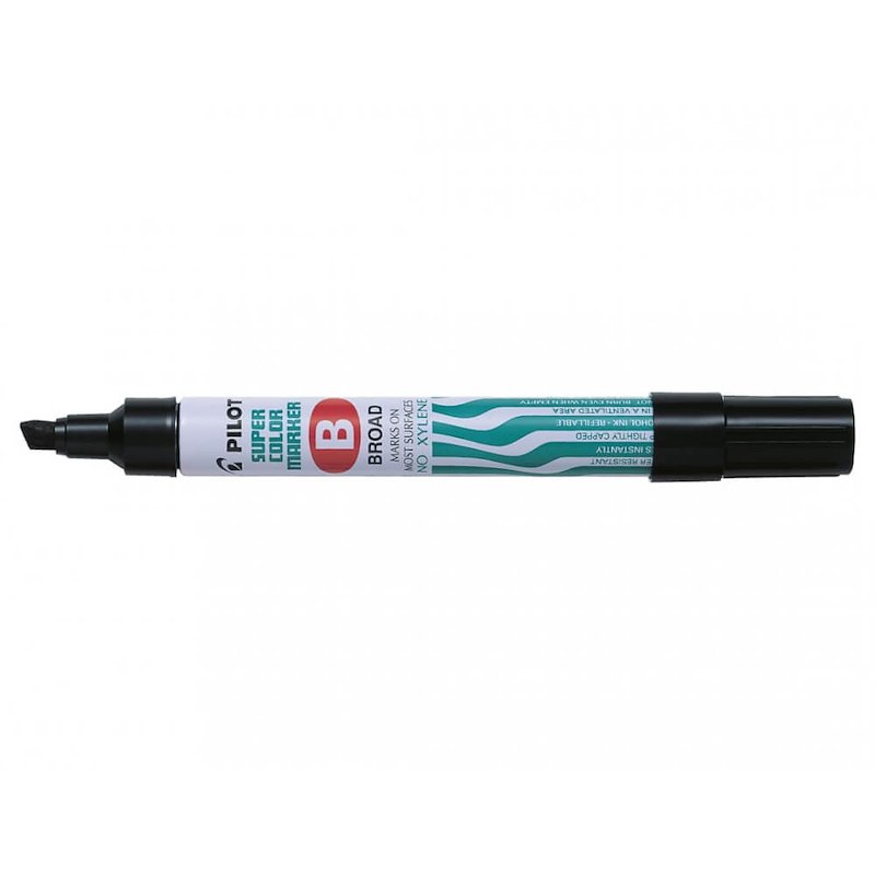 Marker Pilot SCA-B bred skrå spids 2,5-4,5mm sort
