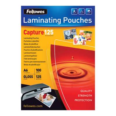Lamineringslommer A6 125 mic. 111x154mm 100stk/pak