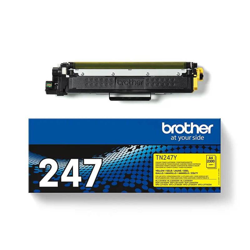 Laserpatron Brother TN-247Y t/3550/3210/37270/3750, yellow