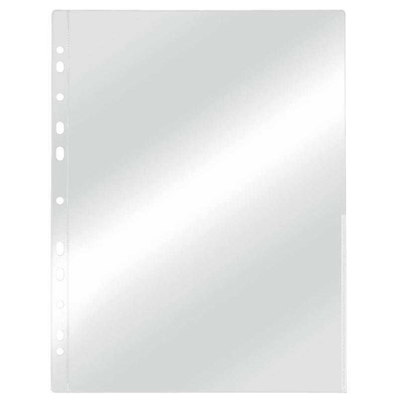 Signallomme Esselte A4 0,105mm hvid halvt åben 100stk/pk