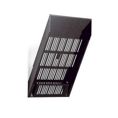 Brochureholder Flexiboxx A4 1 bakke udvidelse sort stående