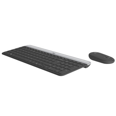 Tastatur + mus Logitech MK470 slim Wireless graphite