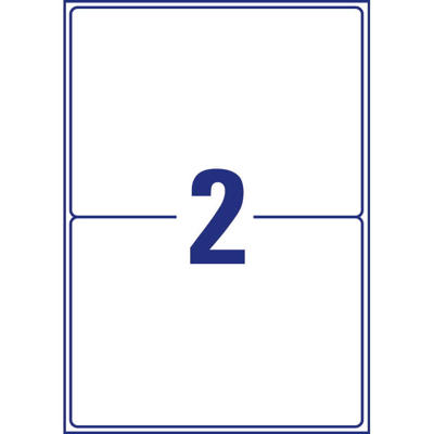 Etiketter Avery label aftagelige 199,6x143,5mm L4734REV-25