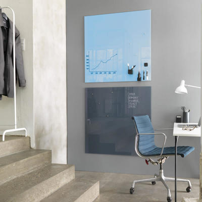 Glastavle Naga magnetisk 1000x1000mm grå